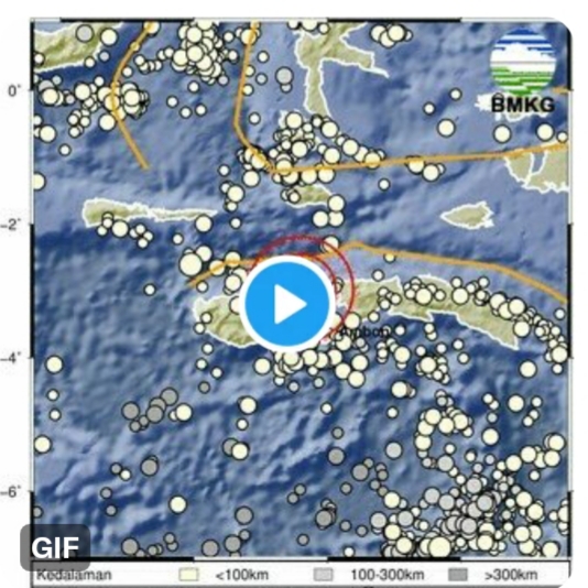 Gempa Bumi Magnitudo 3.6 Guncang Maluku