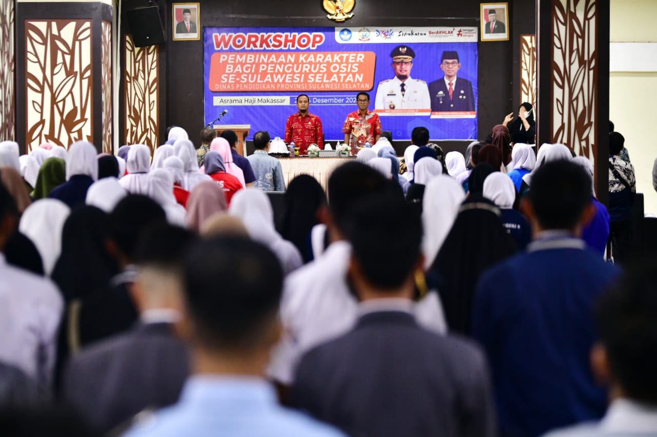 Pesan Gubernur Sulsel kepada 1000 Pengurus OSIS di Makassar