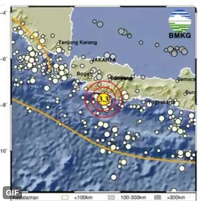 BREAKING NEWS! Gempa Bumi Magnitudo 3.3 Guncang Jawa Barat