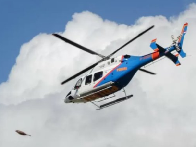 Helikopter yang Ditumpangi Kapolda Jambi Mendarat Darurat, Penumpang Selamat