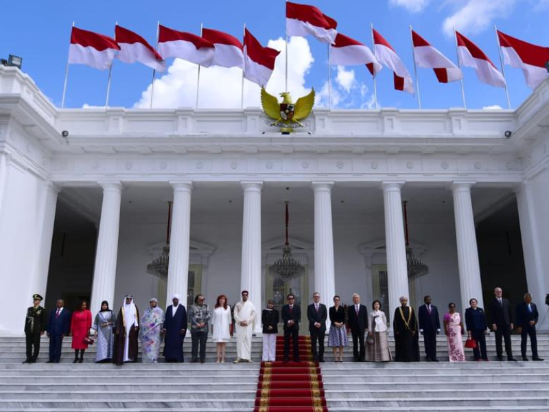 Sebelas Duta Besar Serahkan Surat Kepercayaan ke Jokowi 