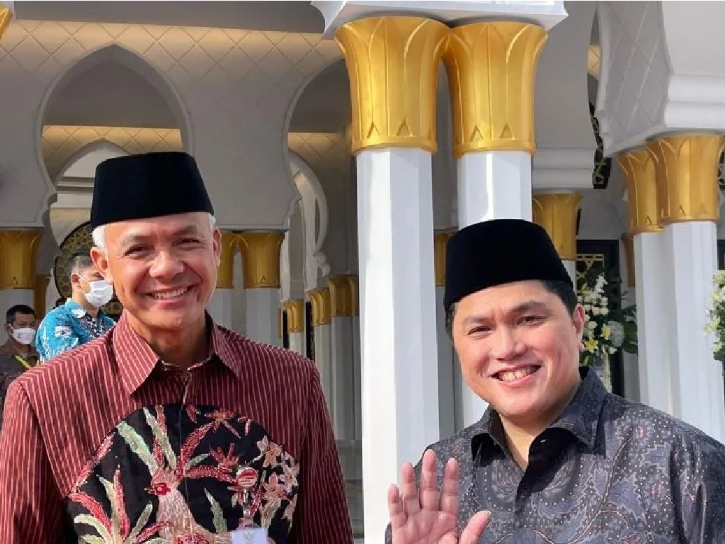 Usulan Pasangan Ganjar-Erick Potensi Dibawa ke Forum Musyawarah Koalisi Indonesia Bersatu