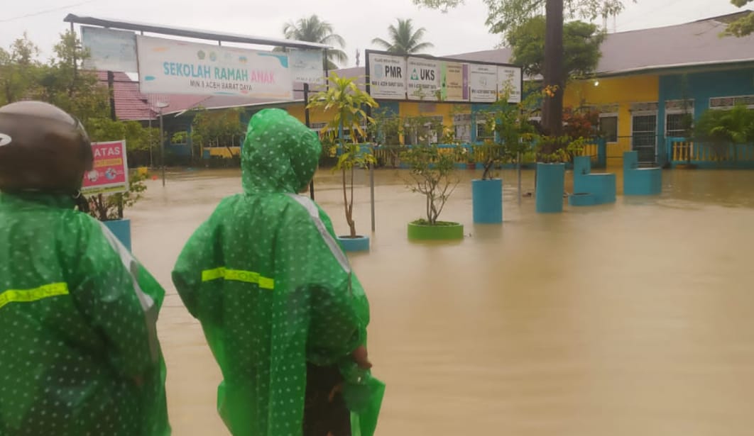 Diguyur Hujan Deras, Empat Kecamatan di Abdya Terendam Banjir