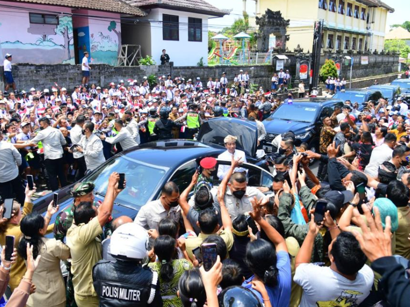 Pengolahan Sampah di Bali, Jokowi: Pertama Saya Lihat dengan Sistem yang Tidak Ruwet
