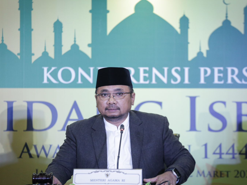 Menteri Agama Tetapkan Ramadan Mulai 23 Maret 2023