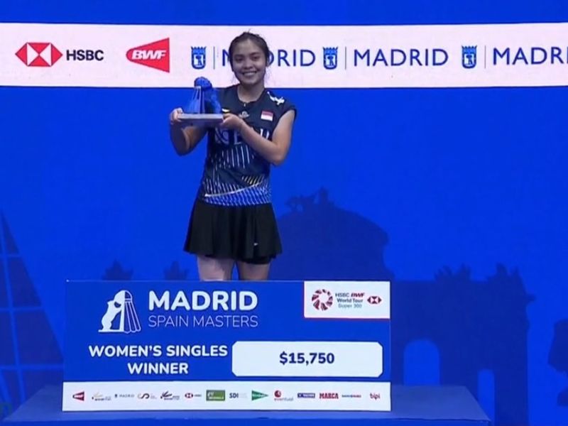 Si Kemayu Gregoria Mariska Tunjung Kampiun Spain Masters 2023