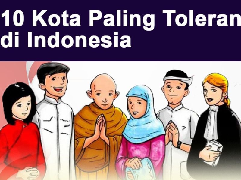 Infografis: 10 Kota Paling Toleran di Indonesia Tahun 2022