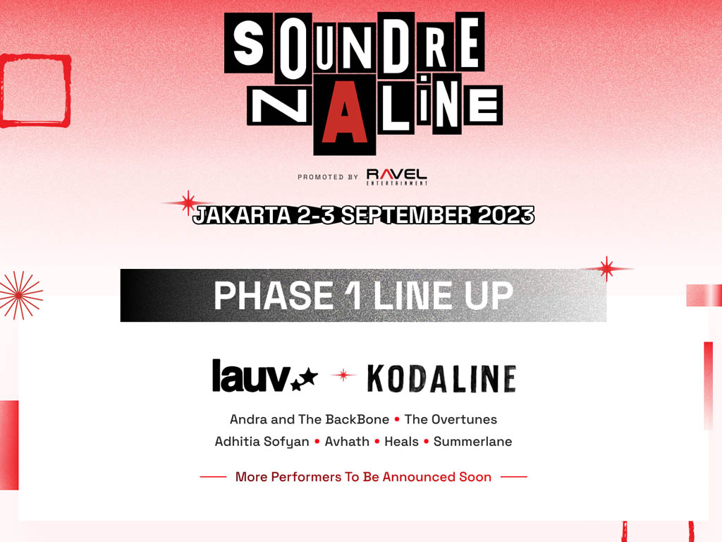 Ravel Entertainment Umumkan Line Up Fase 1 Soundrenaline 2023