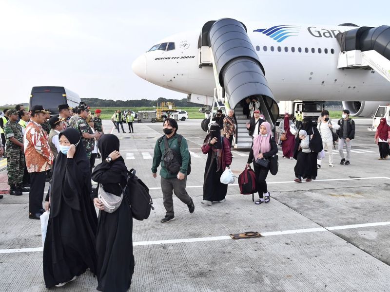 Evakuasi Tahap Pertama dari Sudan, 385 WNI Tiba di Tanah Air