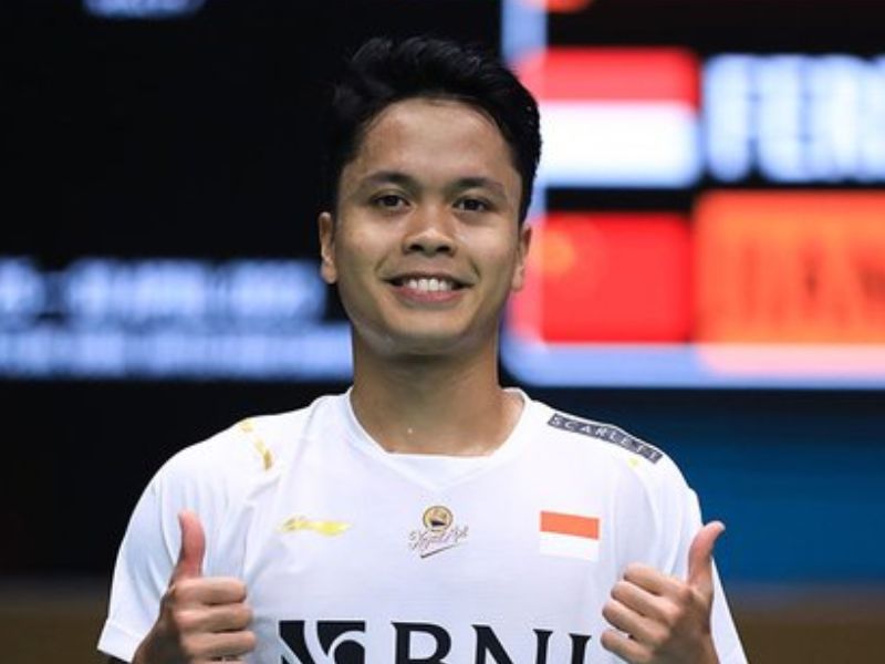 Anthony Sinisuka Ginting Juara Tunggal Putra Asia 2023