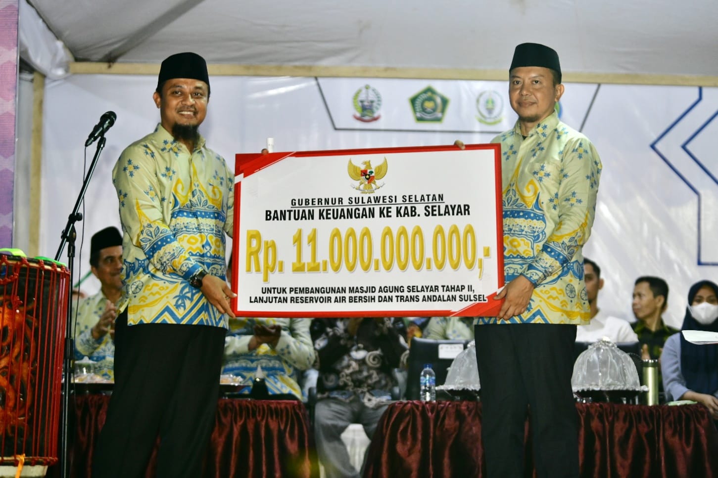 Pemprov Sulsel Sumbang Rp 10 Miliar untuk Pembangunan Masjid Agung Selayar