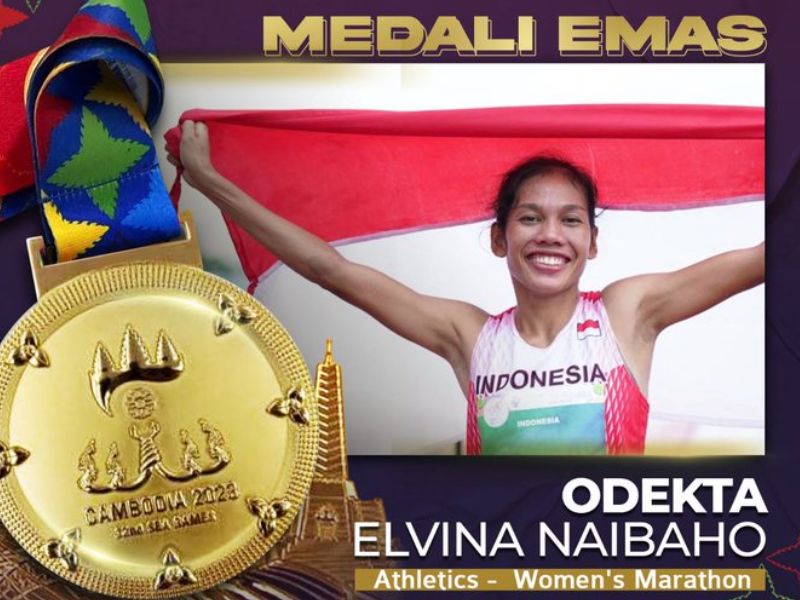 SEA Games 2023, Odekta Elvina Naibaho Sumbang Emas untuk Indonesia