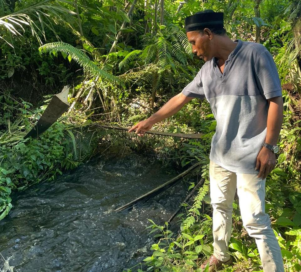 Limbah PKS Raja Marga Cemari Sungai di Nagan Raya, Banyak Ikan Mati
