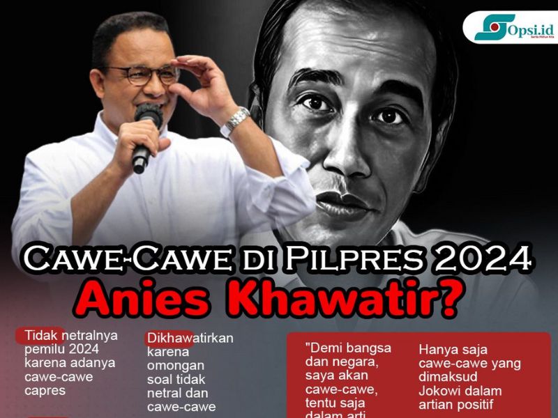 Infografis: Cawe-Cawe di Pilpres 2024, Anies Khawatir