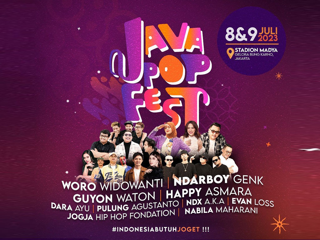 Deretan Musisi Pop Jawa Bakal Ramaikan Java Pop Festival 2023
