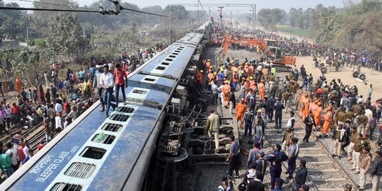 Ini Penyebab Kecelakaan Kereta di India yang Menyebabkan Ratusan Orang Tewas