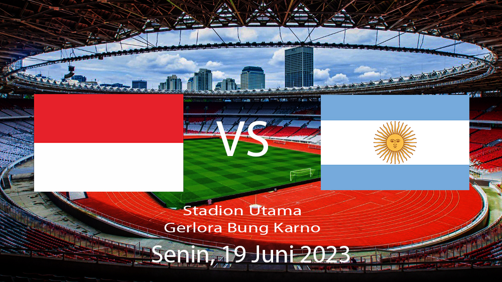 Perburuan Tiket Pertandingan Indonesia vs Argentina Mulai Hari Ini