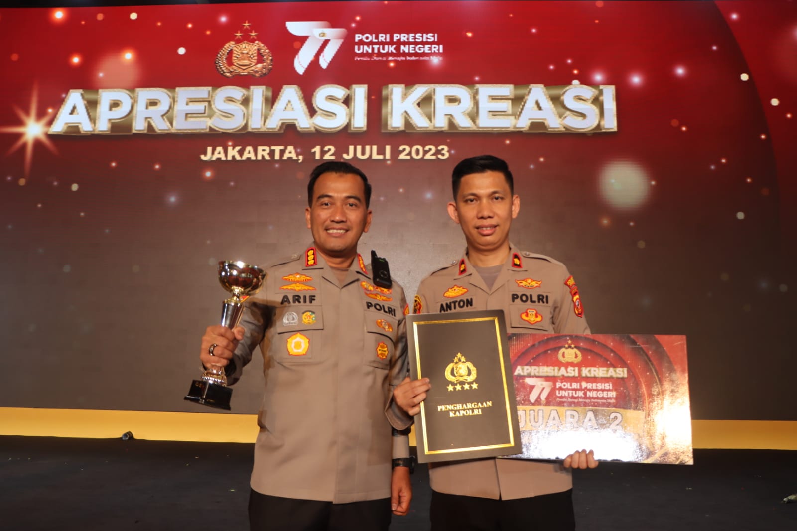 Polresta Cirebon Raih Penghargaan Pemenang Lomba TPPO Dari Kapolri