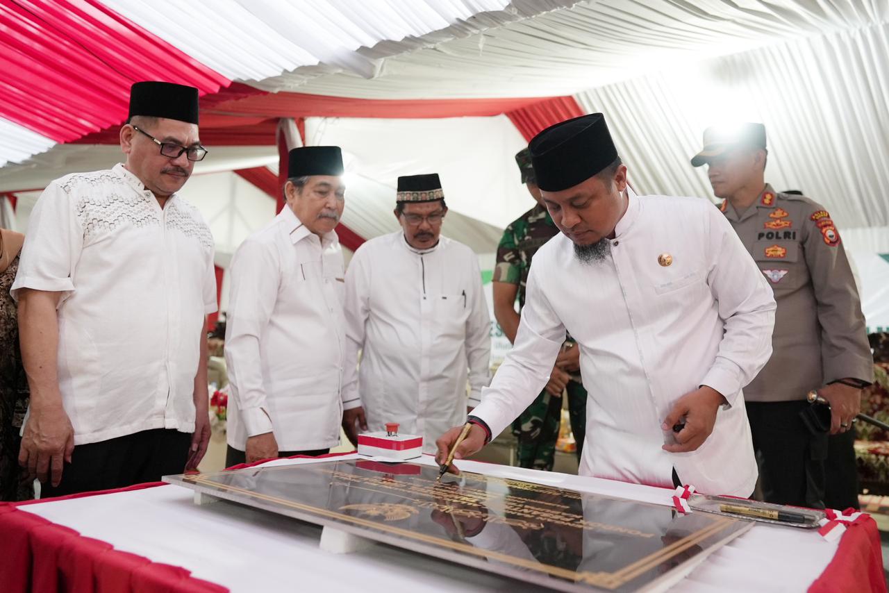 Gubernur Sulsel Resmikan Pondok Pesantren Tahfidzul Qur’an Ibrahim di Sidrap