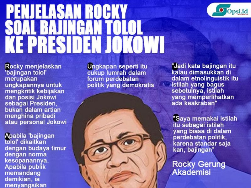 Infografis: Penjelasan Rocky Gerung soal Bajingan Tolol ke Presiden Jokowi