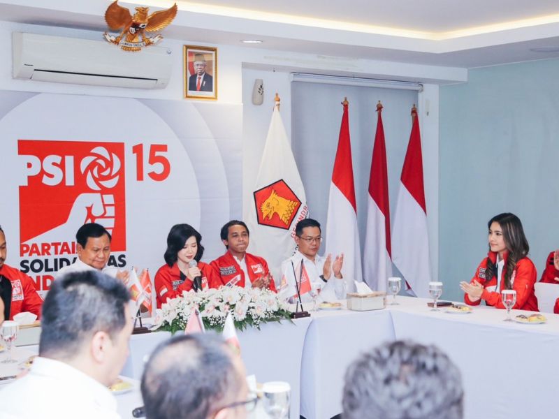 Prabowo Datangi PSI, Grace Natalie Tegaskan Pihaknya Bergerak Sesuai Arahan Jokowi
