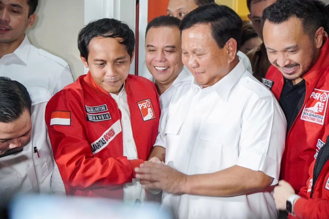 Prabowo Berkunjung ke Markas DPP PSI, Raja Juli: Silaturahim Itu Tanda Peradaban Tinggi