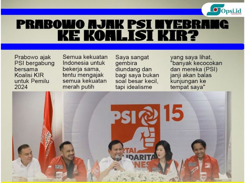 Infografis: Prabowo Subianto Ajak PSI Gabung Koalisi KIR