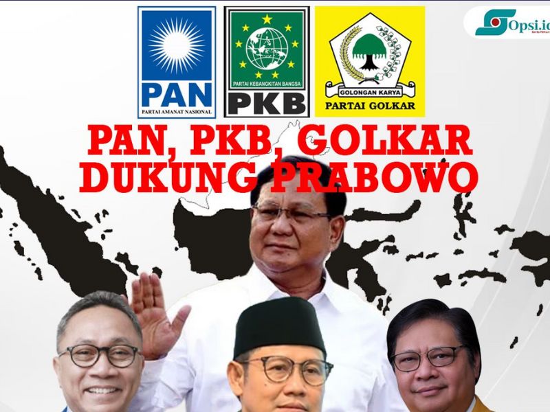 Infografis: PAN, PKB, dan Golkar Usung Prabowo Subianto ke Pilpres 2024