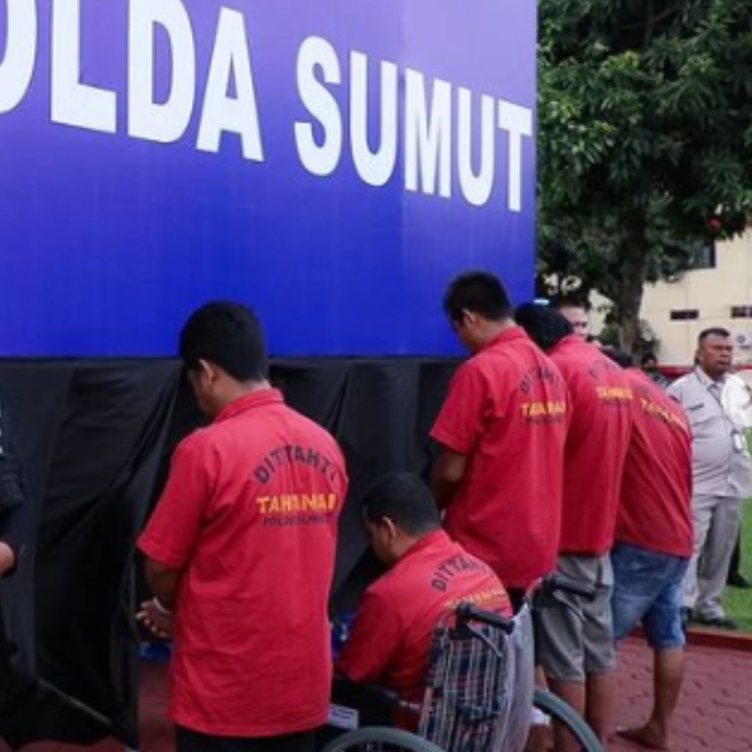 Polda Sumut Bekuk Lima Perampok Spesialis ATM Bank Antar Provinsi