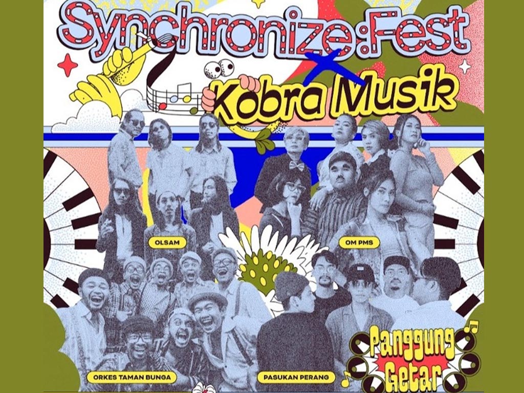 Menengok Panggung Getar Persembahan Kobra Musik di Synchronize Fest 2023