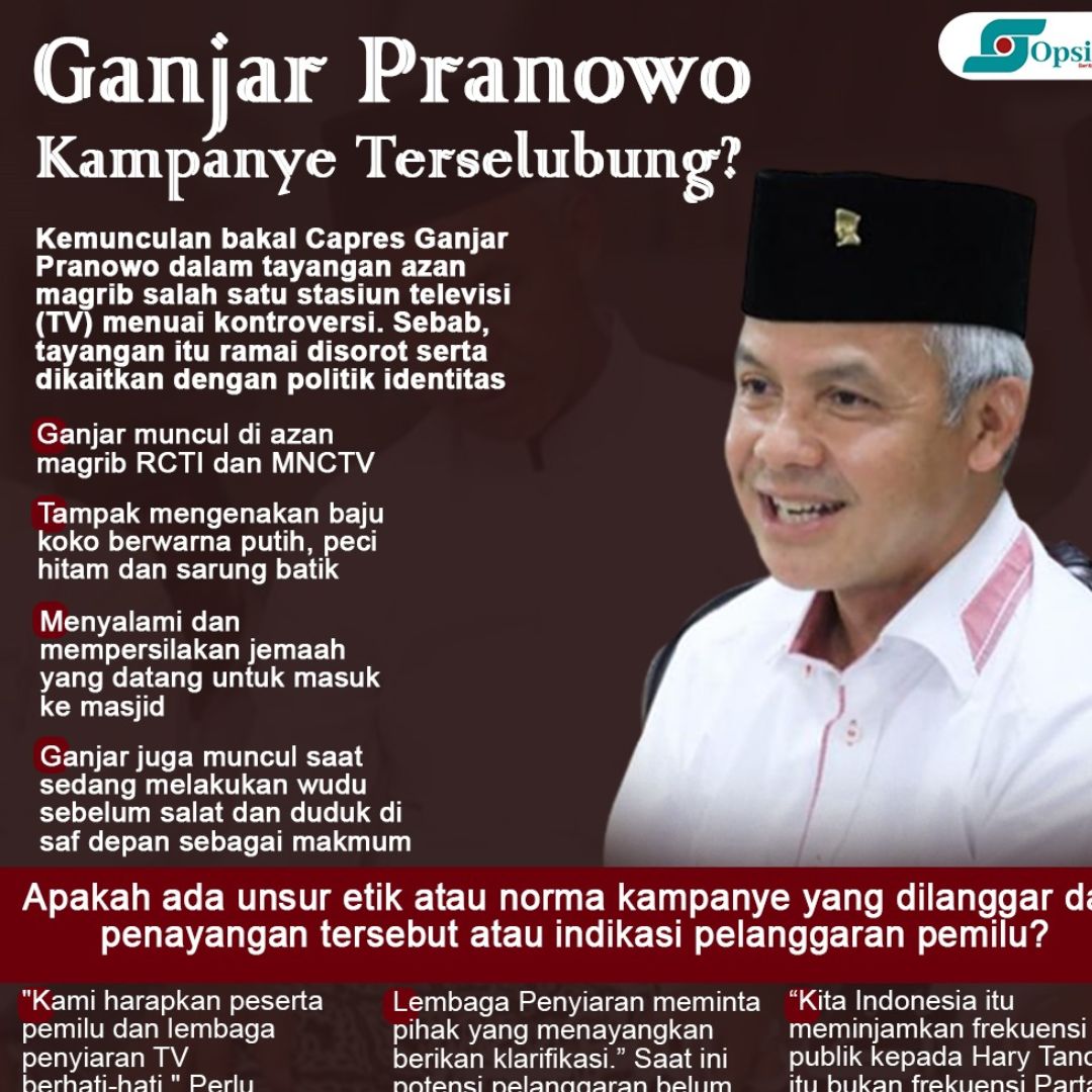 Infografis: Ganjar Pranowo Kampanye Terselubung?