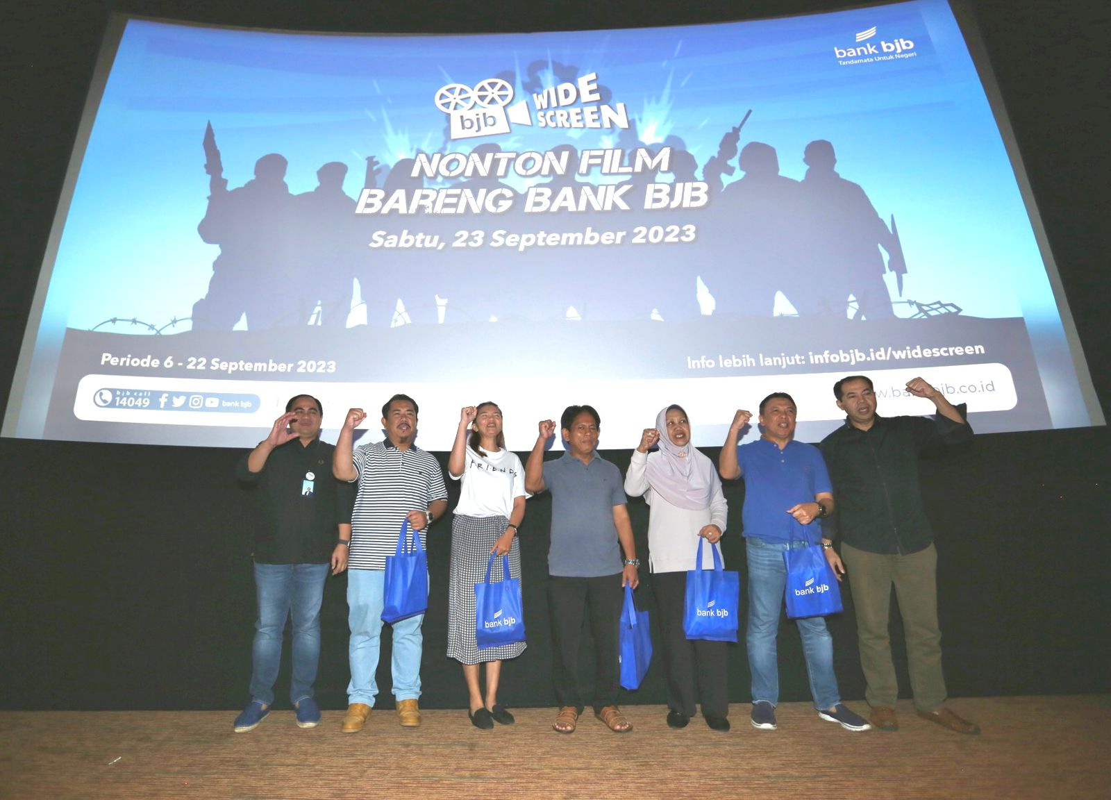 Bjb WideScreen Expendables 4 di Gandaria City Jakarta Disambut Meriah Nasabah
