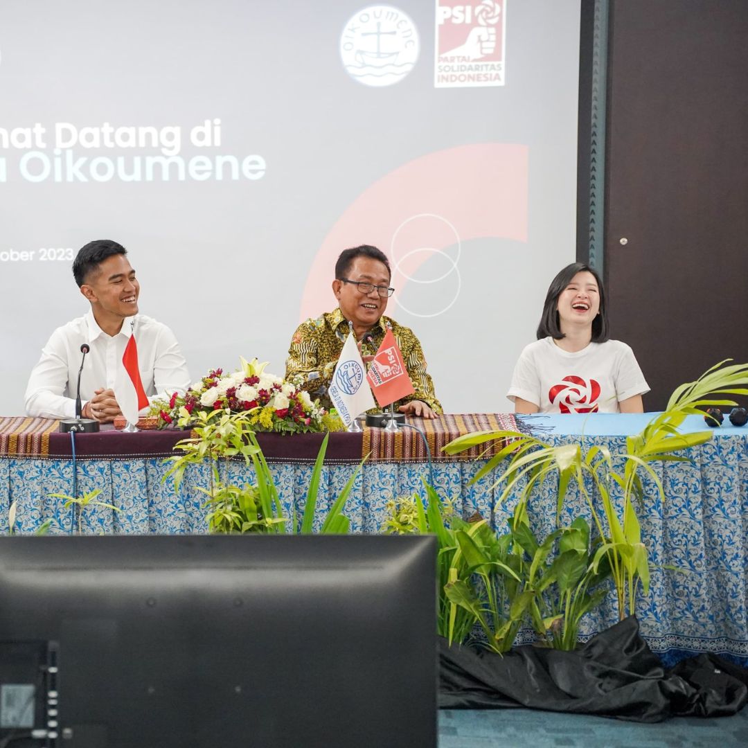Kaesang Bawa Partai Solidaritas Indonesia Bertandang ke PGI, Minta Nasihat ke Pendeta Gomar