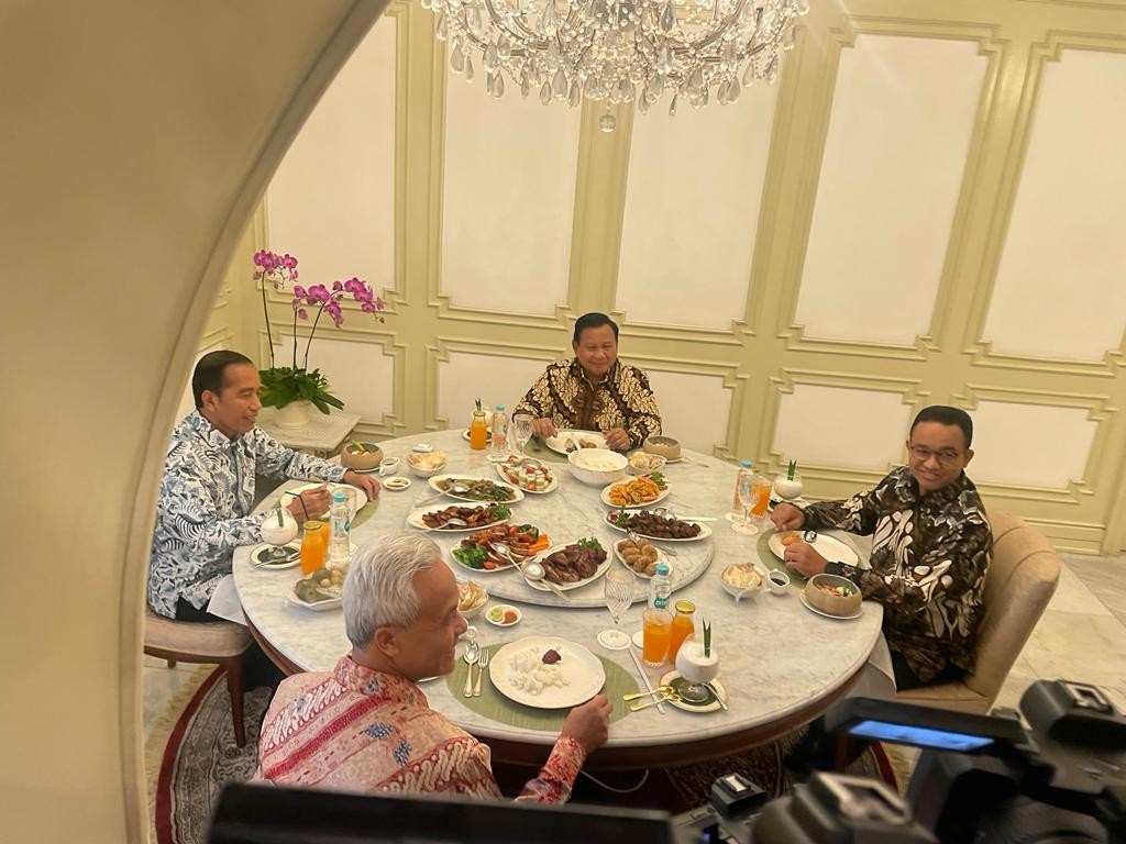 Jokowi Makan Siang Bareng Tiga Bacapres, Politisi PDIP: Itu Hanya Lip Service