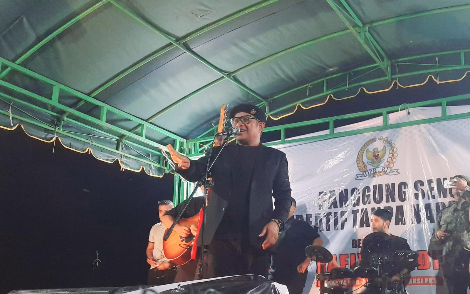Rafly Kande Gelar Panggung Seni Kreatif Tanpa Narkoba di Aceh Selatan