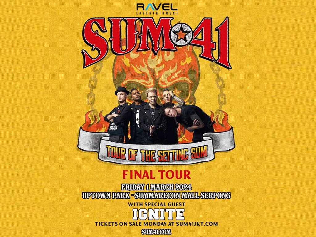 Ravel Entertainment presents Sum 41 concerts in Indonesia |  Identification option