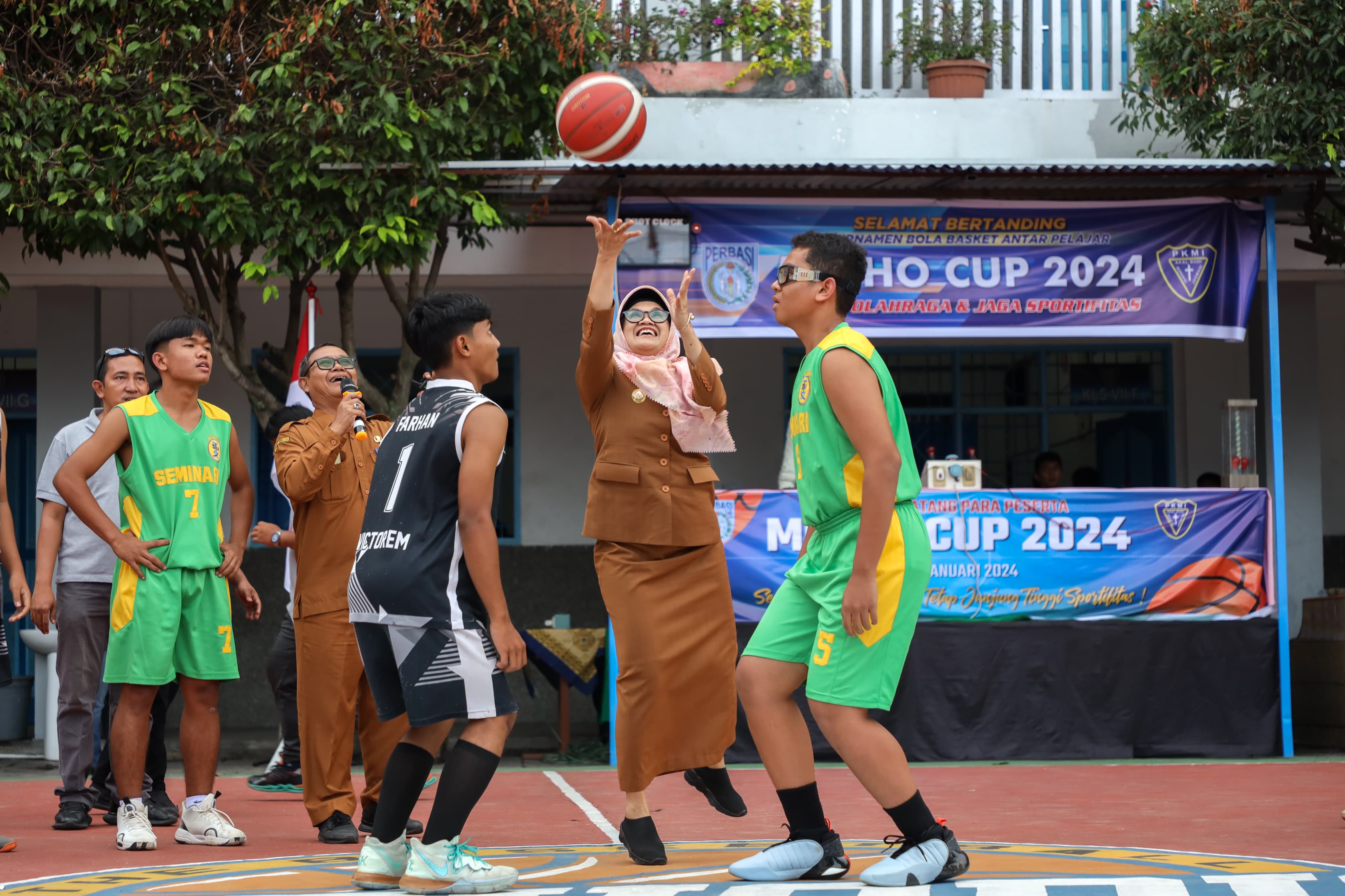 Wali Kota Siantar Buka Turnamen Basket Ball Methodist Cup VI Tahun 2024
