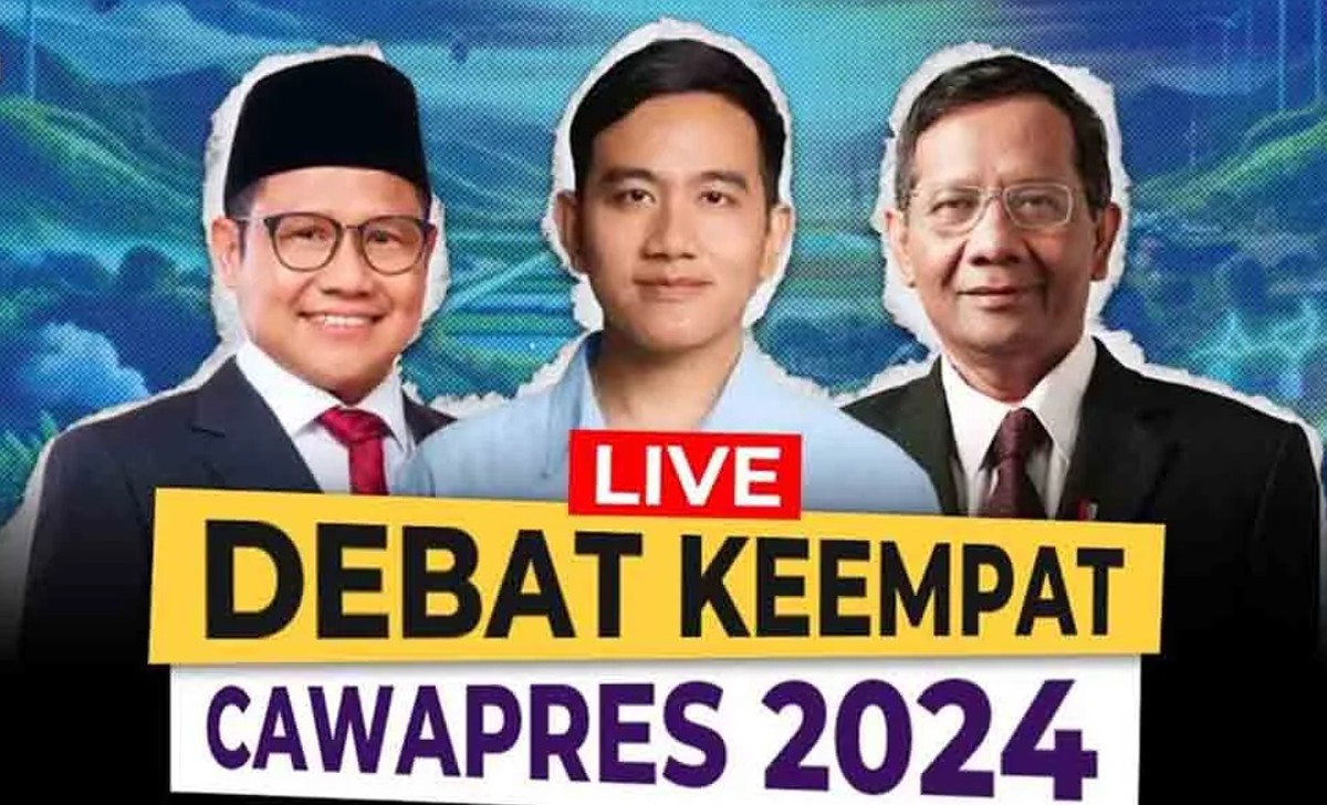 Berikut Link Streaming Debat Keempat Cawapres Malam Ini