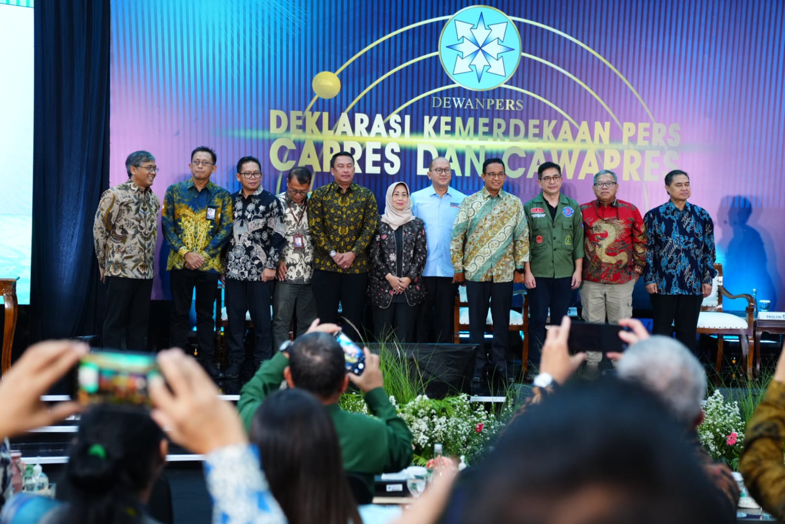 Wakili Panglima TNI, Kapuspen Hadiri Deklarasi dan Penandatanganan Komitmen Bersama Kemerdekaan Pers