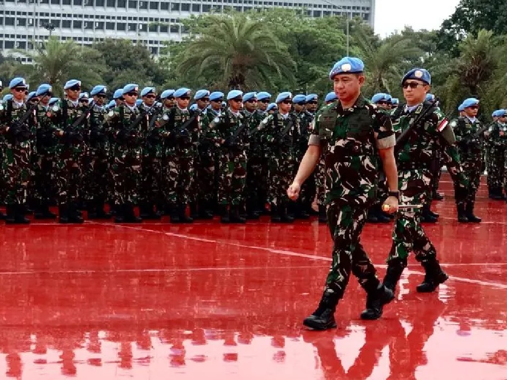 1.088 Prajurit TNI Kembali dari Misi Perdamaian Lebanon, Panglima Sampaikan 4 Instruksi