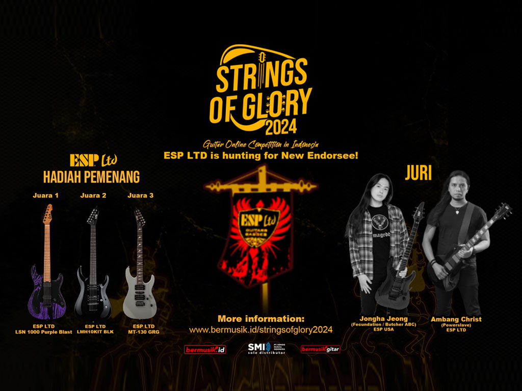 BermusikGitar Besut Kompetisi Gitar Online Bertajuk Strings of Glory 2024
