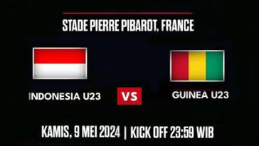 Resmi, Pertandingan Timnas Indonesia vs Guinea Berlangsung Tertutup