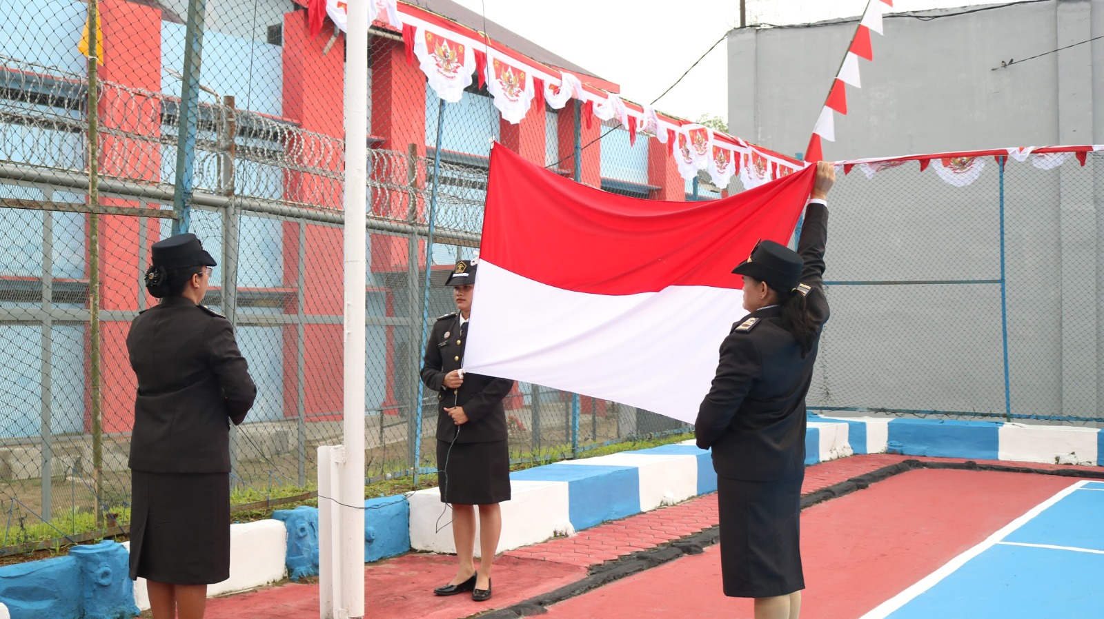 Peringati HUT ke-79 RI, Lapas Kelas IIA Siantar Gelar Upacara Hari Pengayoman