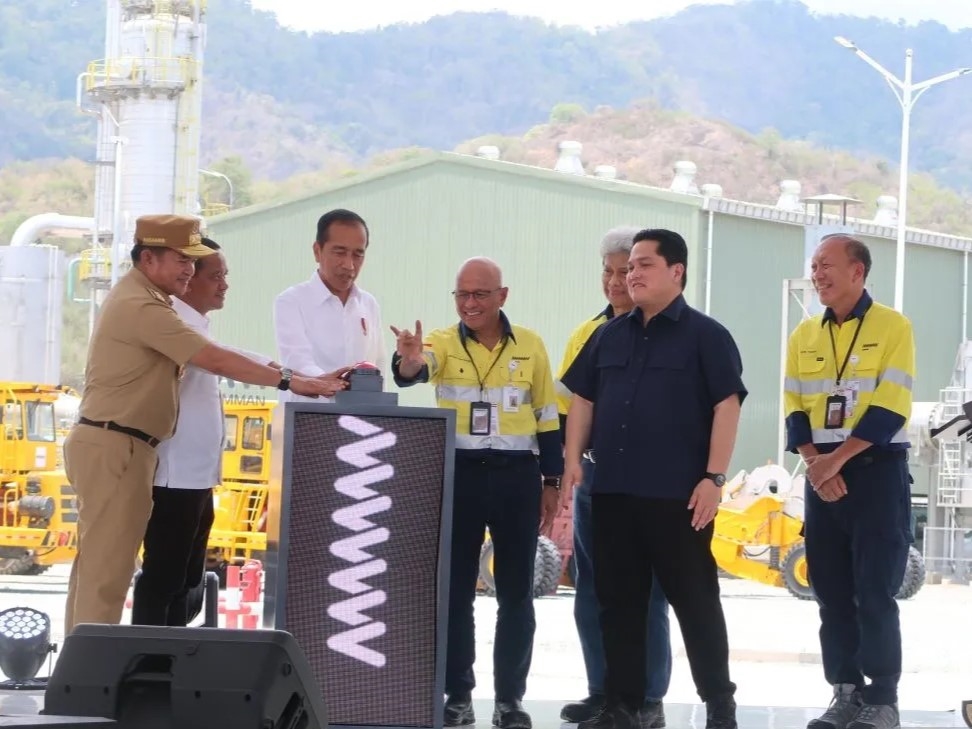 Resmikan Smelter di NTB, Jokowi: Babak Baru Hilirisasi Industri Tembaga