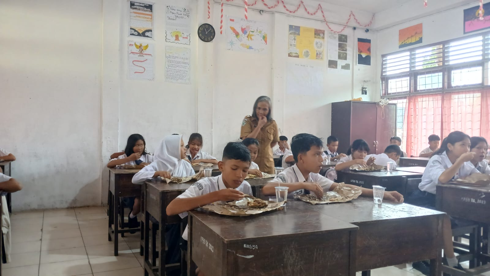 Program Prabowo di Pematangsiantar: 828 Siswa Nikmati Makanan Bergizi Gratis