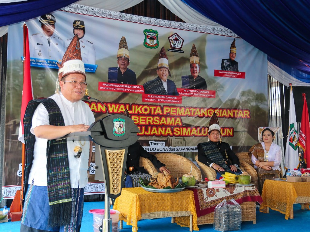Wali Kota Pematangsiantar Wesly Silalahi Syukuran bersama PMS, Diawali Maranggir