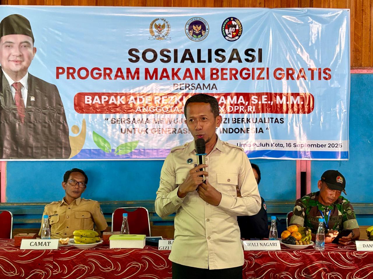 Sosialisasi Program Makan Bergizi Gratis Gencar Disosialisasikan di Kab Lima Puluh Kota Sumatera Barat