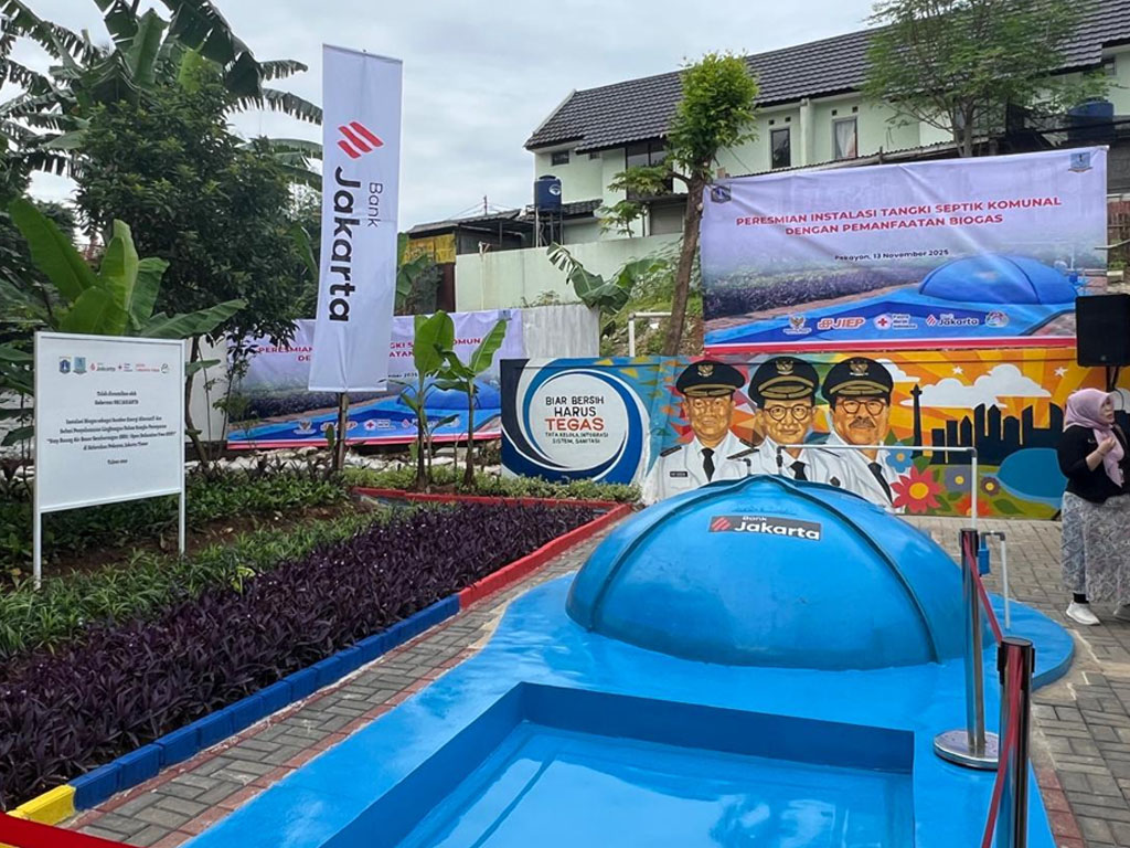 Bank Jakarta Dukung Program Sanitasi Ramah Lingkungan Melalui Peresmian Instalasi Biodigester Komunal