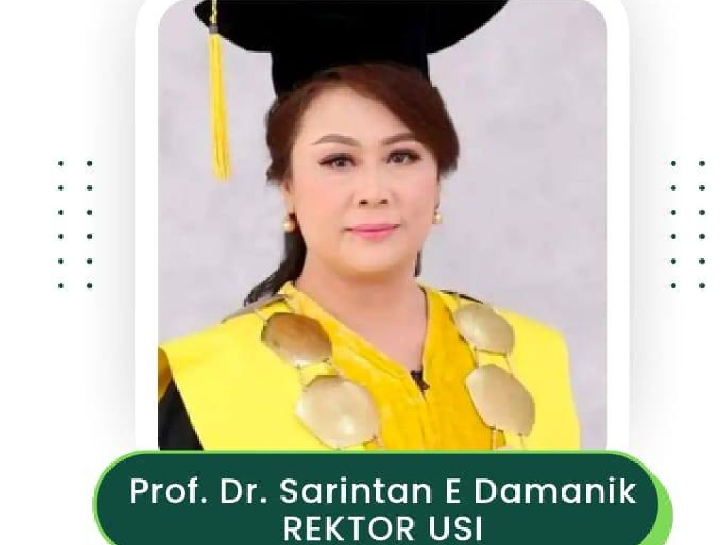 Rektor USI Pematangsiantar Raih Gelar Guru Besar dari Kemendikti Saintek, Ini Profilnya