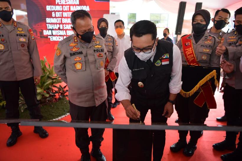 Direnovasi Pakai Dana Hibah Provinsi, Empat Gedung Polda Jabar Siap Digunakan